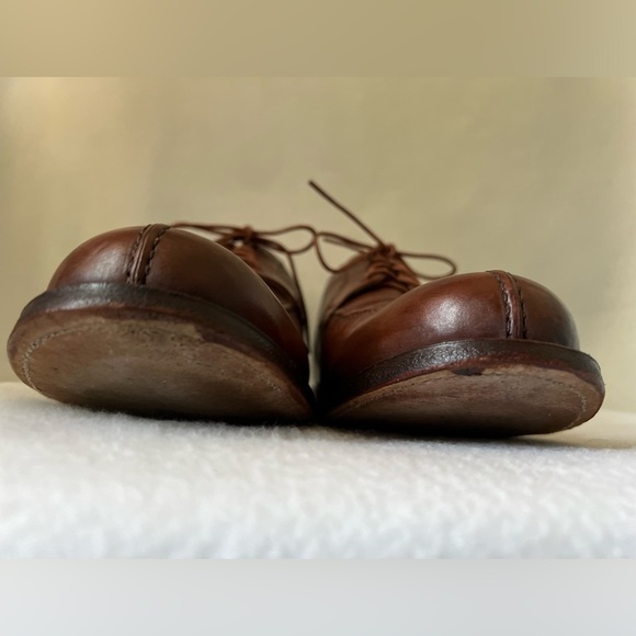 Johnston & Murphy Men’s Size 11 1/2 Brown Leather Shoes - Picture 14 of 16
